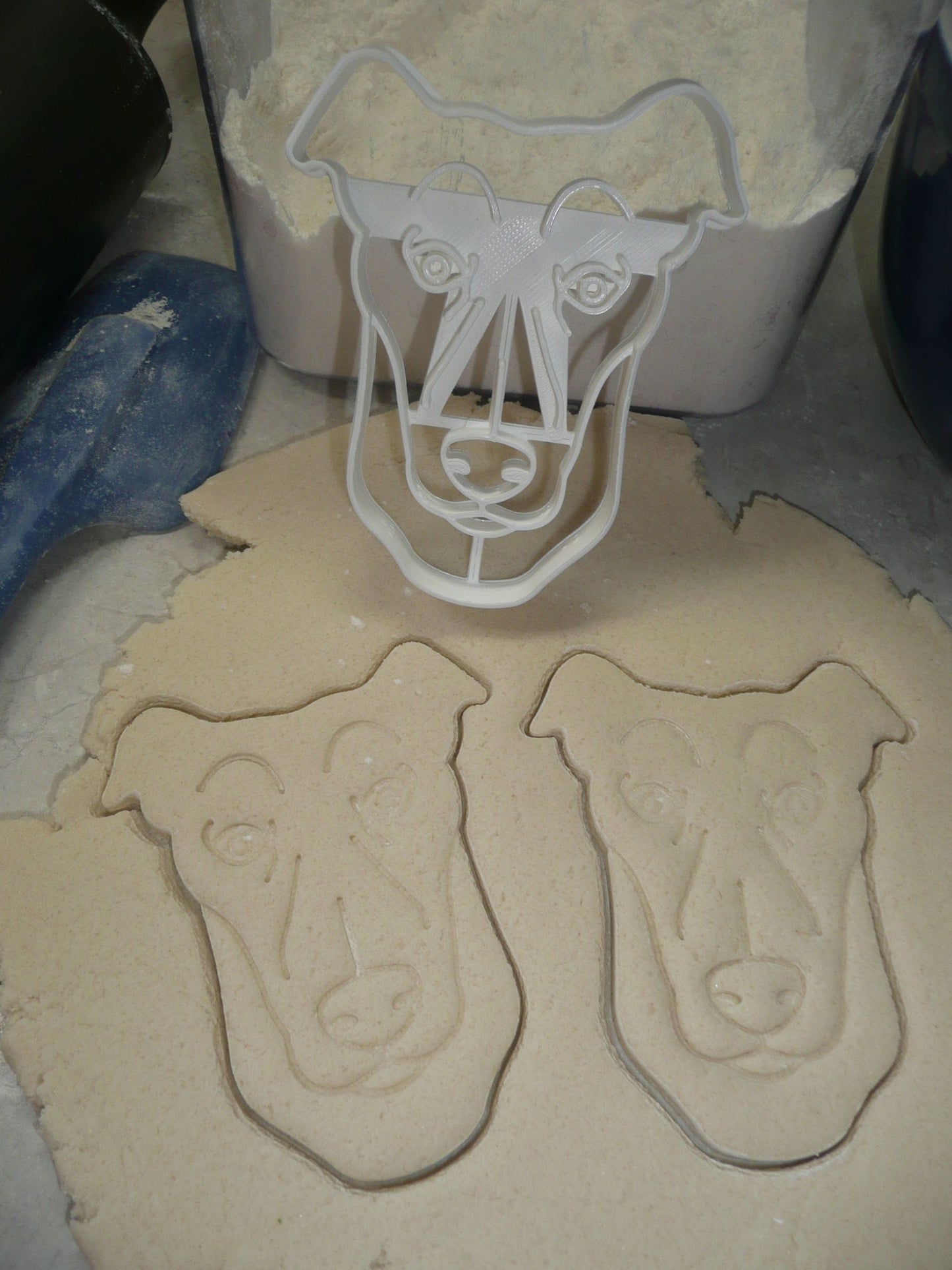 Greyhound Dog Face Detailed Racing Breed Cookie Cutter USA PR4027