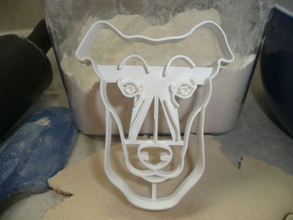 Greyhound Dog Face Detailed Racing Breed Cookie Cutter USA PR4027