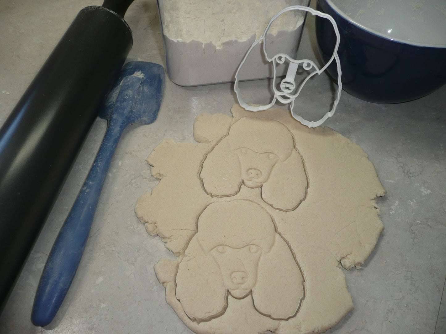 Poodle Dog Face Detailed Agile Graceful Breed Cookie Cutter USA PR4028