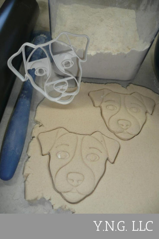 Jack Russell Terrier Dog Face Detailed Sporting Breed Cookie Cutter USA PR4029