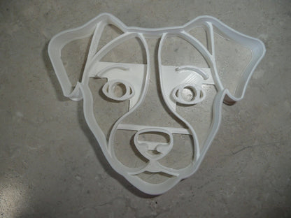 Jack Russell Terrier Dog Face Detailed Sporting Breed Cookie Cutter USA PR4029