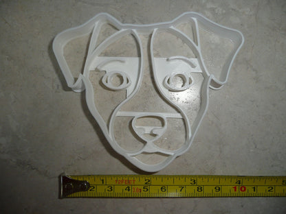 Jack Russell Terrier Dog Face Detailed Sporting Breed Cookie Cutter USA PR4029