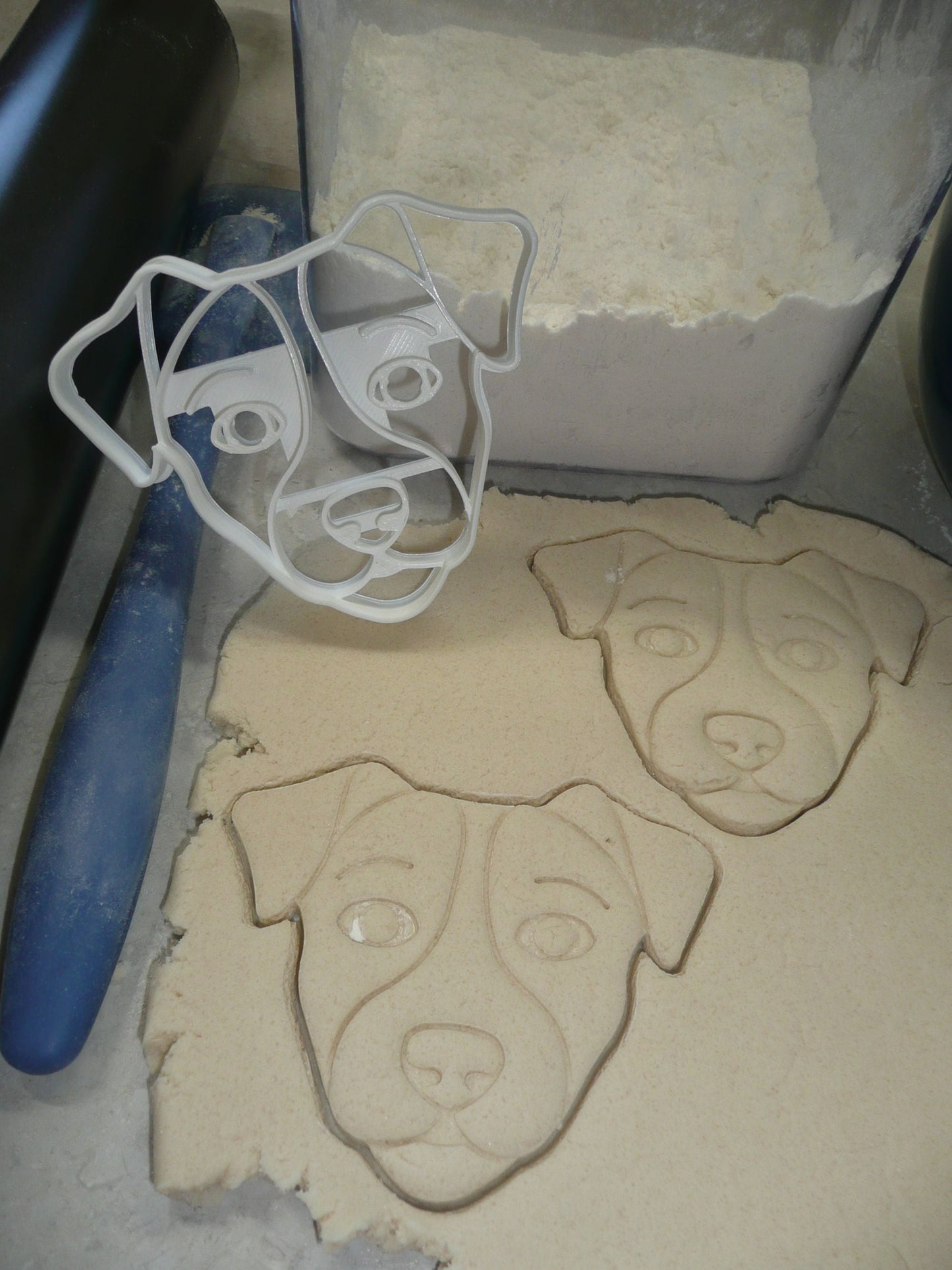 Jack Russell Terrier Dog Face Detailed Sporting Breed Cookie Cutter USA PR4029