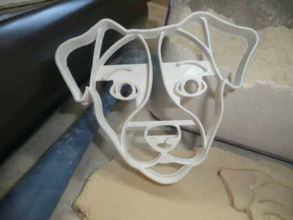 Jack Russell Terrier Dog Face Detailed Sporting Breed Cookie Cutter USA PR4029