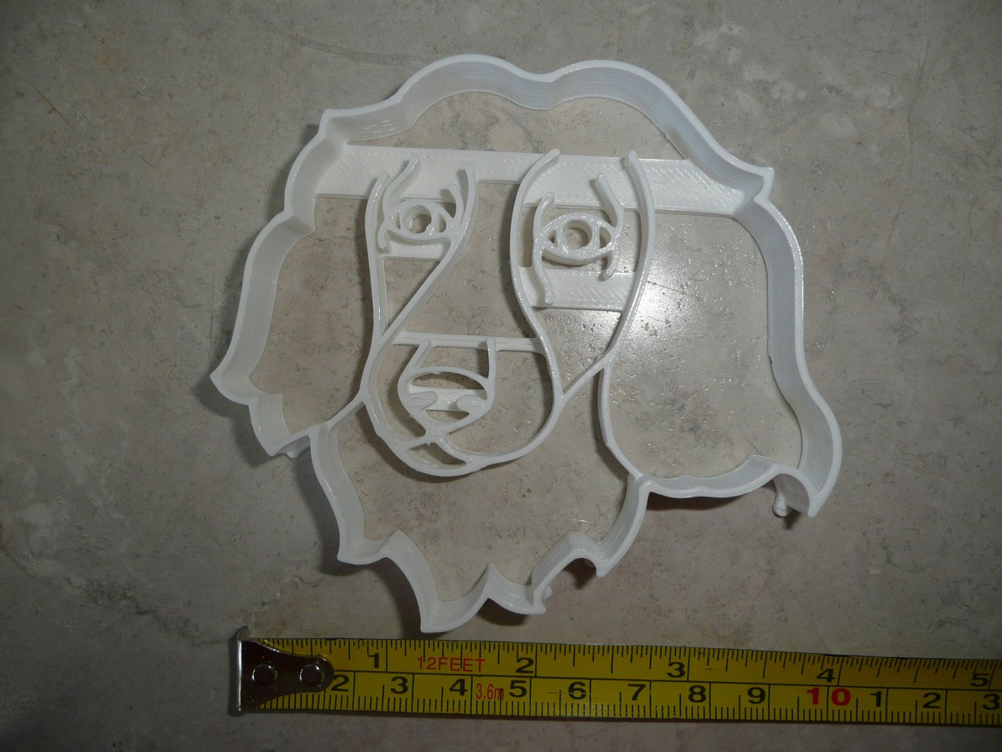 Dachshund Dog Face Detailed Long Haired Hound Cookie Cutter USA PR4030