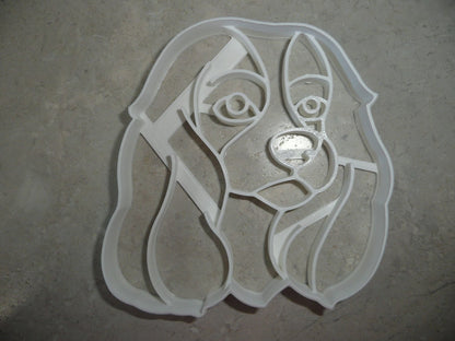 Cavalier King Charles Spaniel Dog Face Detailed Cookie Cutter USA PR4031
