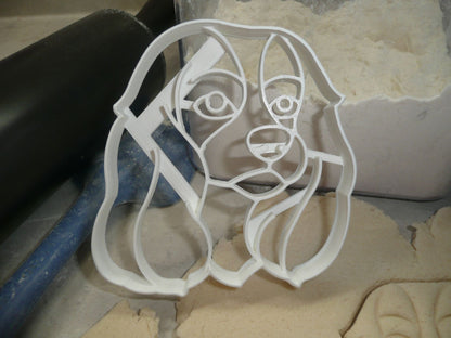 Cavalier King Charles Spaniel Dog Face Detailed Cookie Cutter USA PR4031