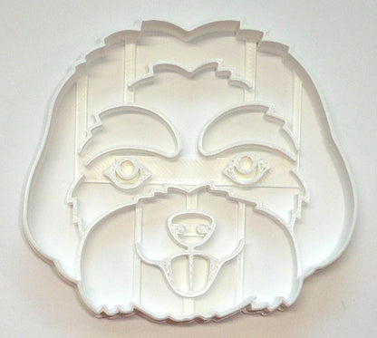 Maltese Dog Face Detailed Long Hair Toy Breed Cookie Cutter USA PR4033