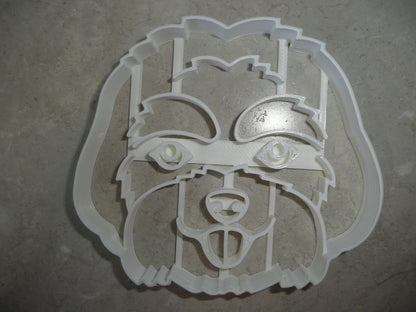 Maltese Dog Face Detailed Long Hair Toy Breed Cookie Cutter USA PR4033