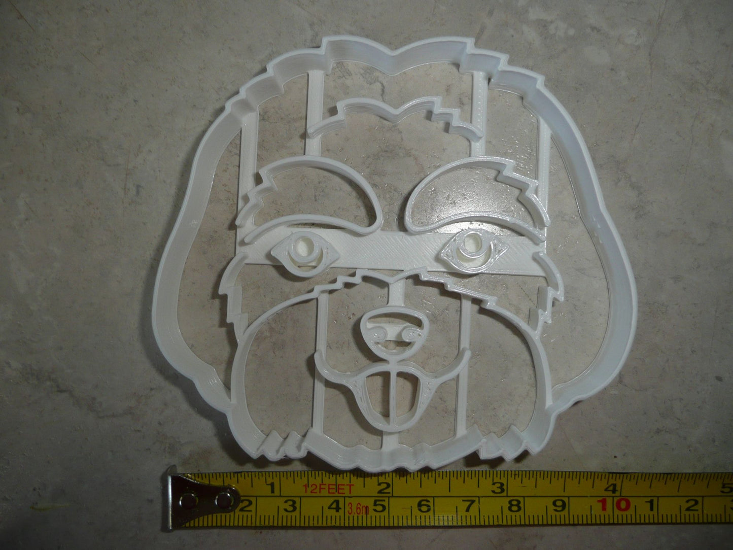 Maltese Dog Face Detailed Long Hair Toy Breed Cookie Cutter USA PR4033