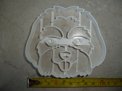 Maltese Dog Face Detailed Long Hair Toy Breed Cookie Cutter USA PR4033