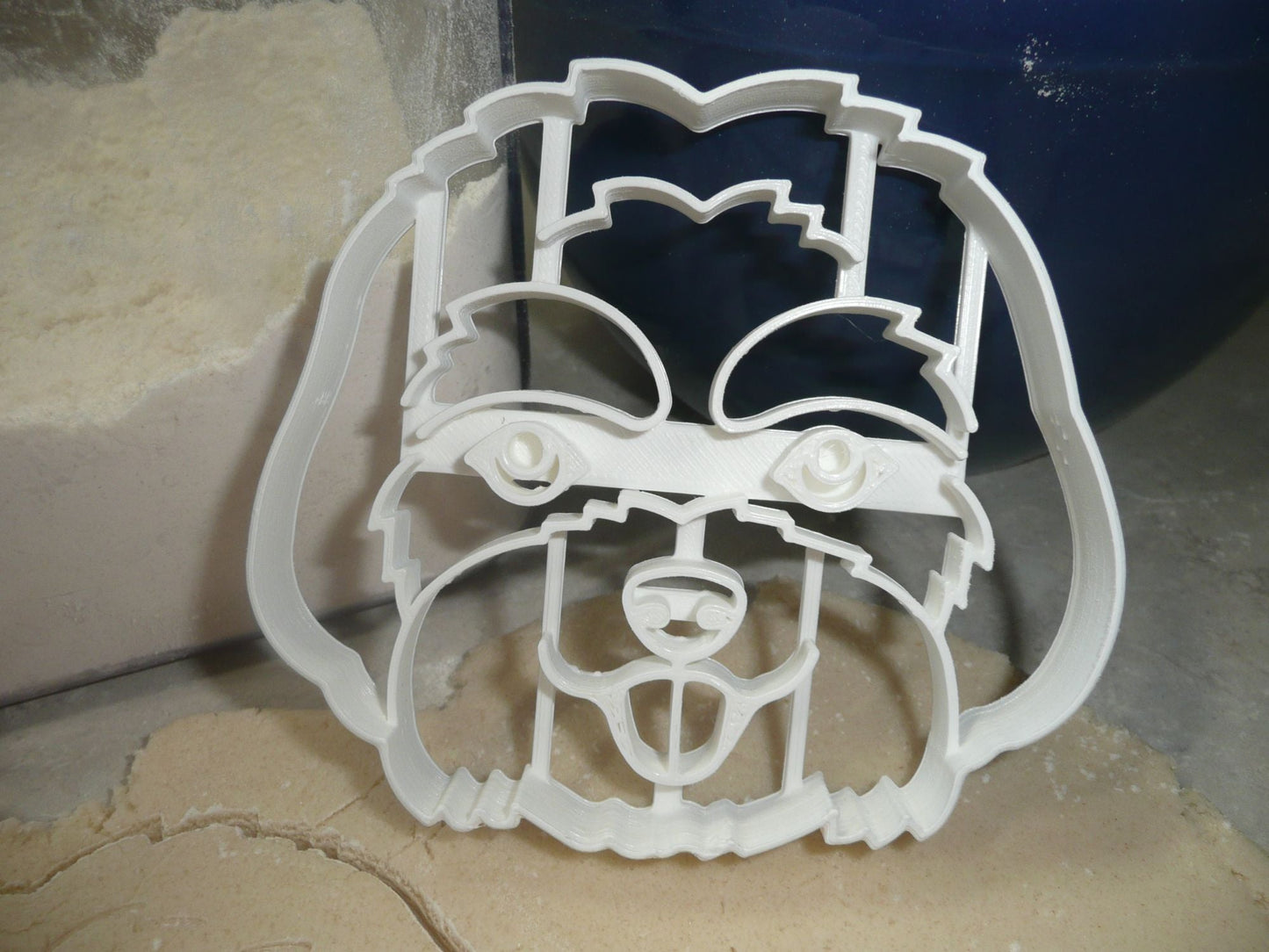 Maltese Dog Face Detailed Long Hair Toy Breed Cookie Cutter USA PR4033