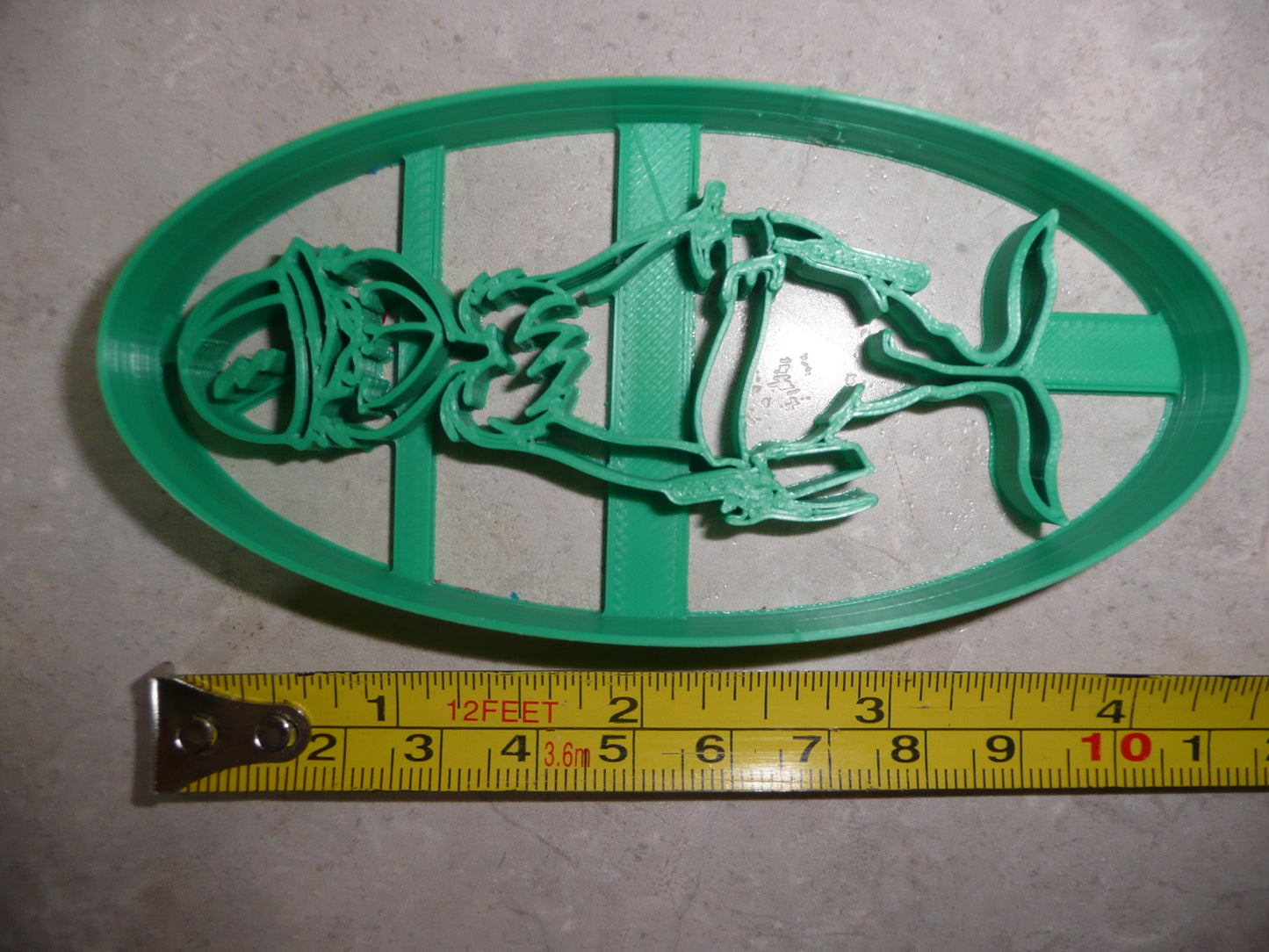 Grinch Standing Christmas Lineman Construction Hardhat Cookie Cutter USA PR4046