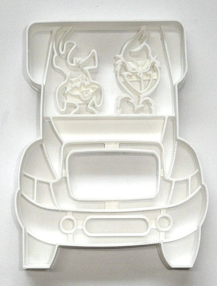 Bucket Truck Grinch Christmas Lineman Construction Cookie Cutter USA PR4053