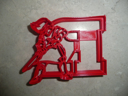 Rutgers University Scarlet Knights Letter R Cookie Cutter USA PR4103
