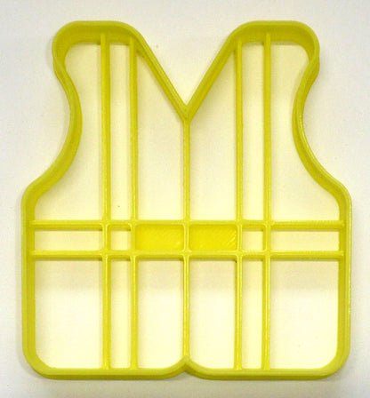 Construction Vest or Life Jacket Safety Wear Cookie Cutter USA PR4107