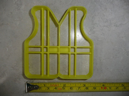 Construction Vest or Life Jacket Safety Wear Cookie Cutter USA PR4107
