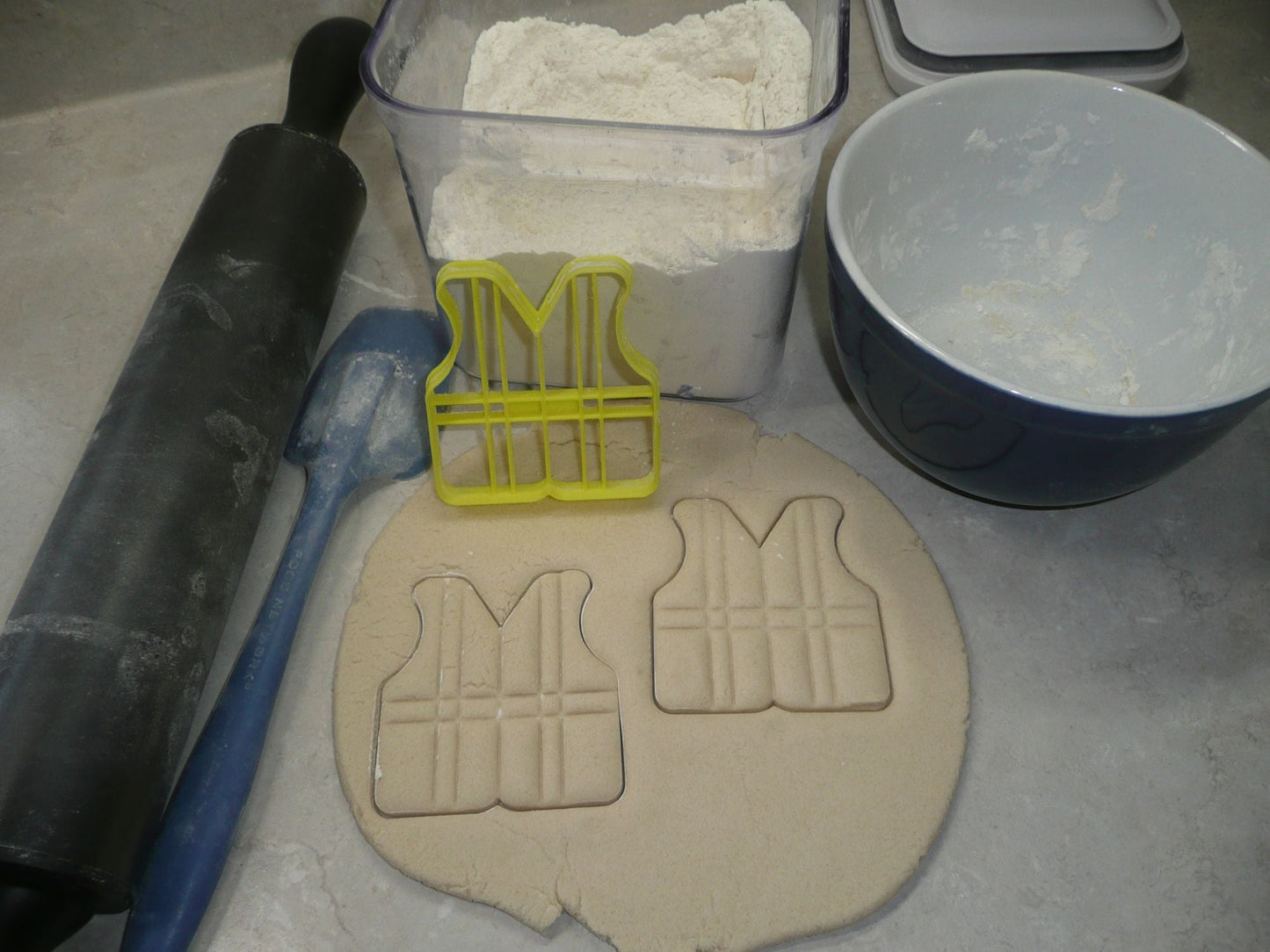 Construction Vest or Life Jacket Safety Wear Cookie Cutter USA PR4107