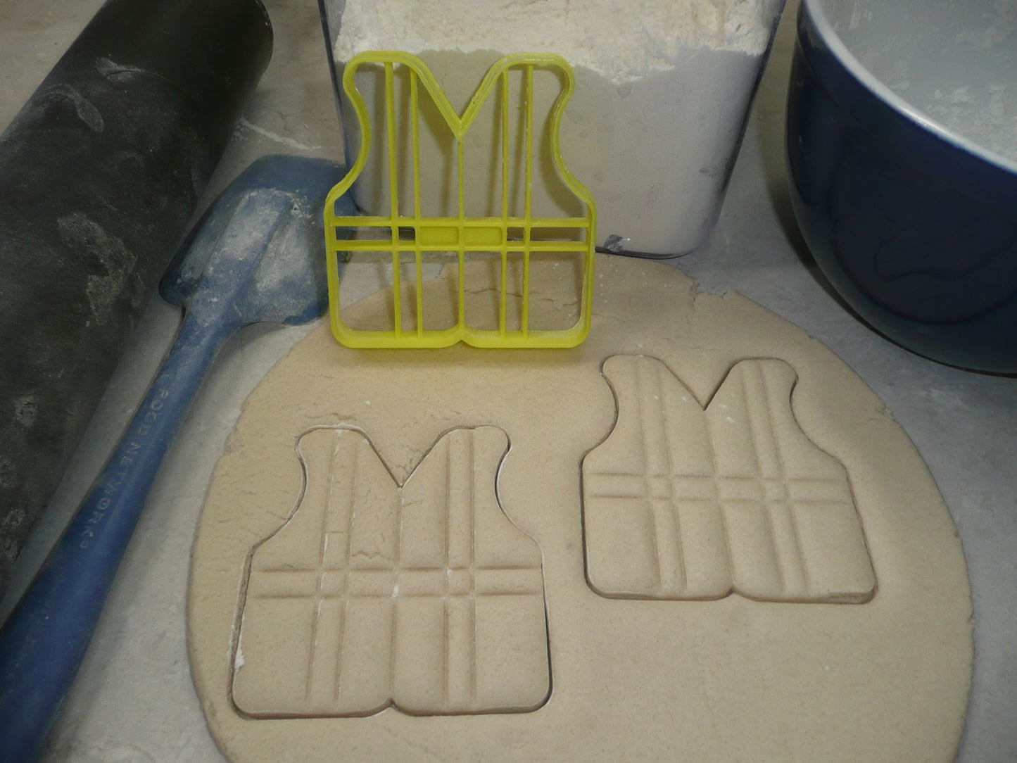 Construction Vest or Life Jacket Safety Wear Cookie Cutter USA PR4107