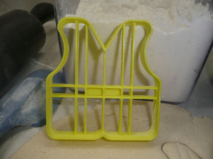 Construction Vest or Life Jacket Safety Wear Cookie Cutter USA PR4107