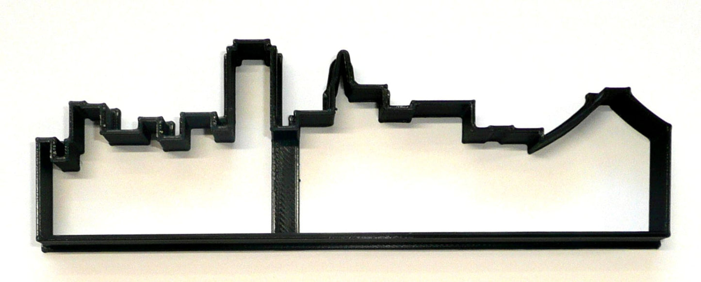 San Francisco California Skyline Pyramid Skyscraper Cookie Cutter USA PR4115