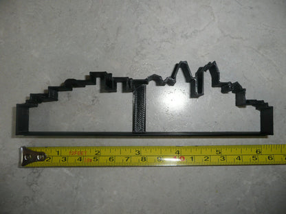 Charlotte North Carolina Skyline Skyscraper Horizon Cookie Cutter USA PR4120