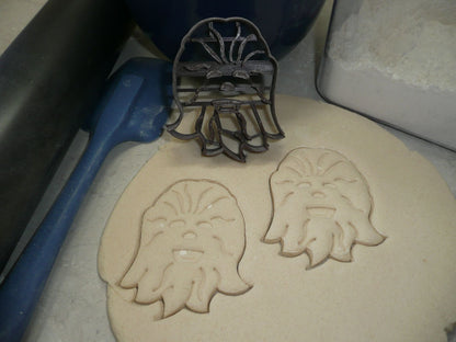 Chewbacca Chewie Head Face Star Wars Character Cookie Cutter USA PR4132