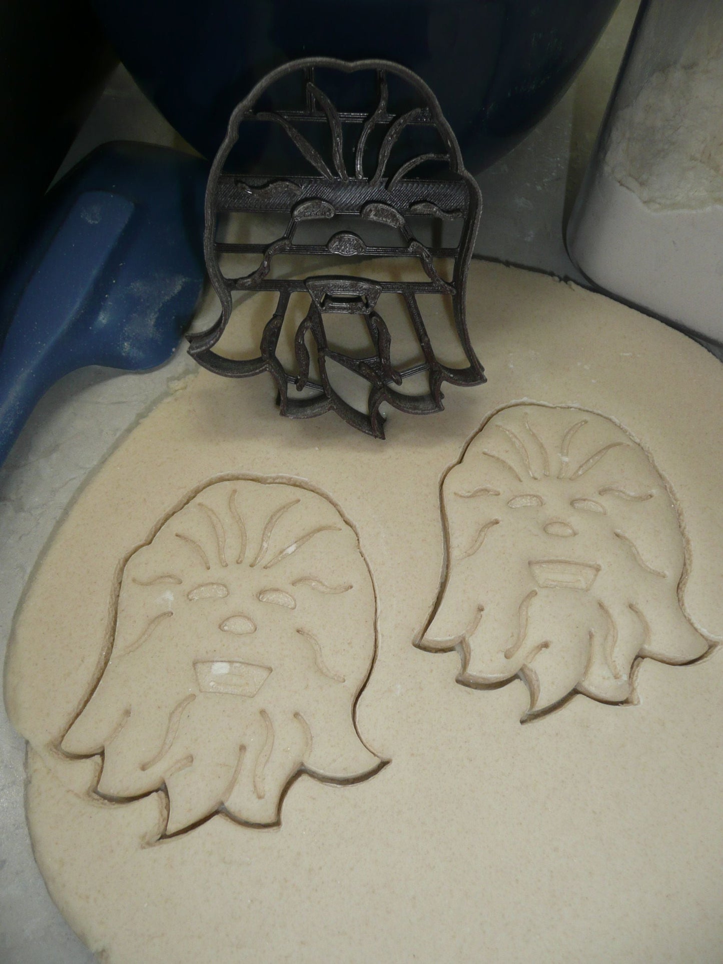 Chewbacca Chewie Head Face Star Wars Character Cookie Cutter USA PR4132