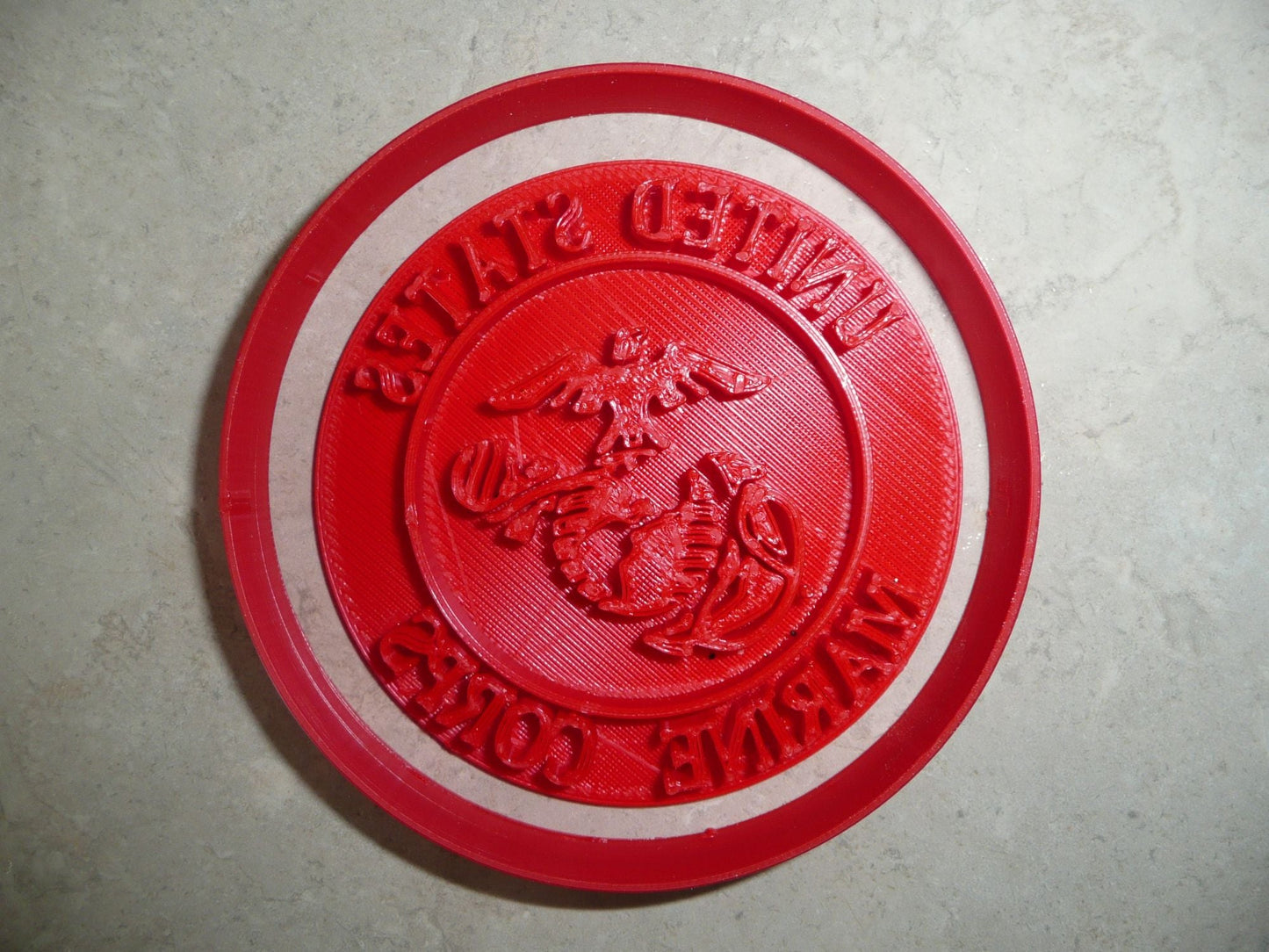 2 Piece United States Marine Corps Cookie Cutter and Stamp USA PR4136