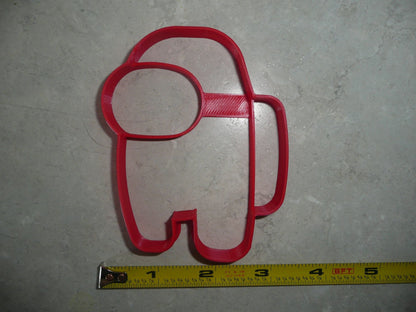 Among Us Standing Crewmate or Imposter Video Game Cookie Cutter USA PR4139
