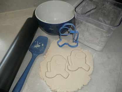 Among Us Walking Crewmate or Imposter Video Game Cookie Cutter USA PR4140
