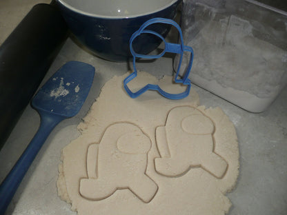 Among Us Walking Crewmate or Imposter Video Game Cookie Cutter USA PR4140