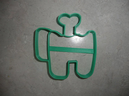Among Us Dead Body 1 Crewmate Imposter Video Game Cookie Cutter USA PR4142