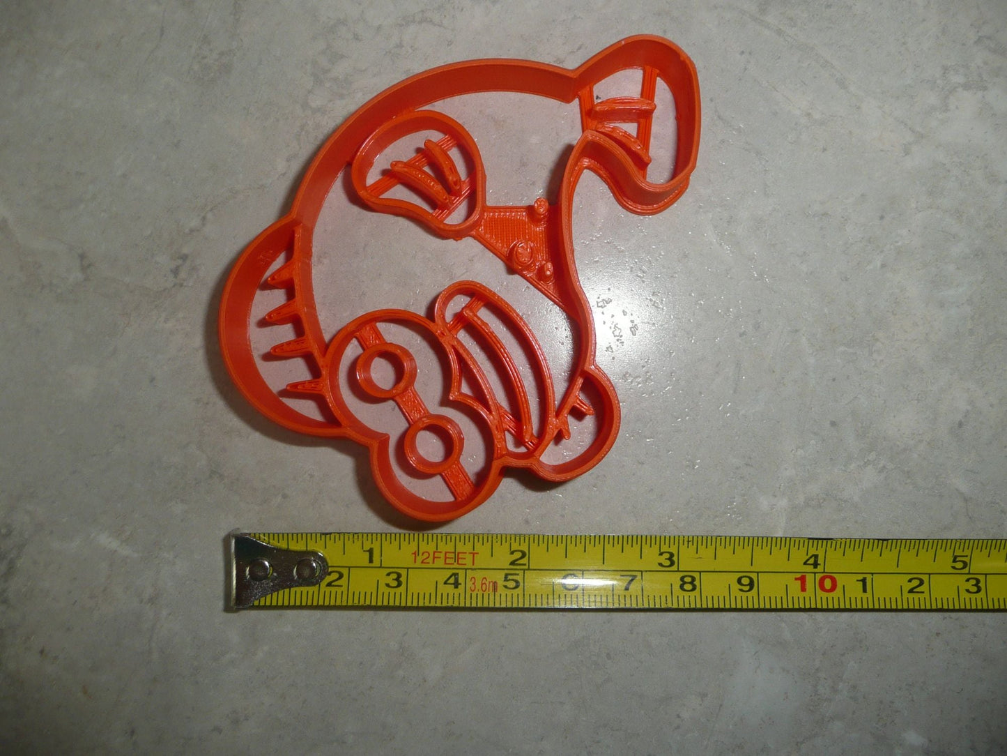 Orange Fish Baby Shark Cartoon Song Cookie Cutter Made in USA PR4148