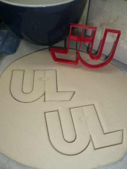 University of Louisville U L Block Letters Cookie Cutter USA PR4151