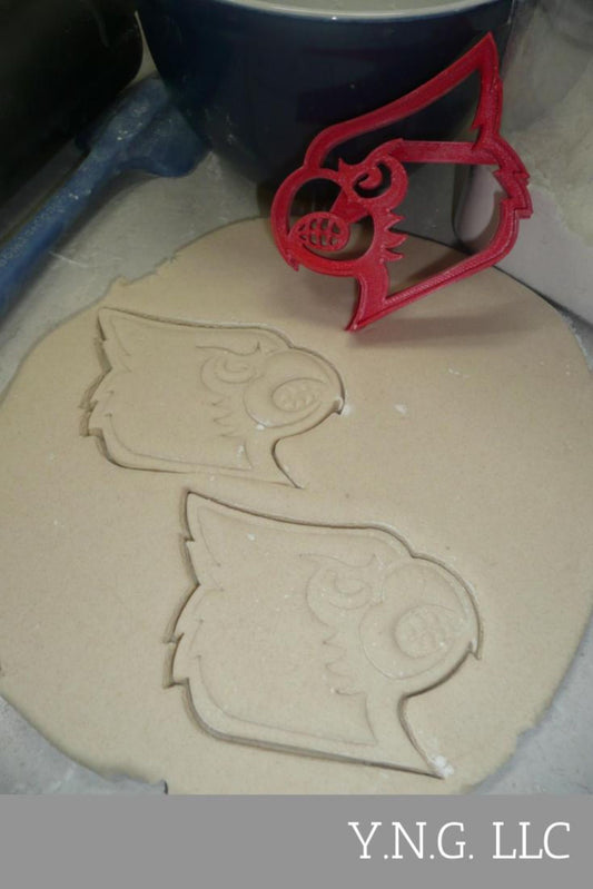 University of Louisville Cardinal Head Face Cookie Cutter USA PR4154