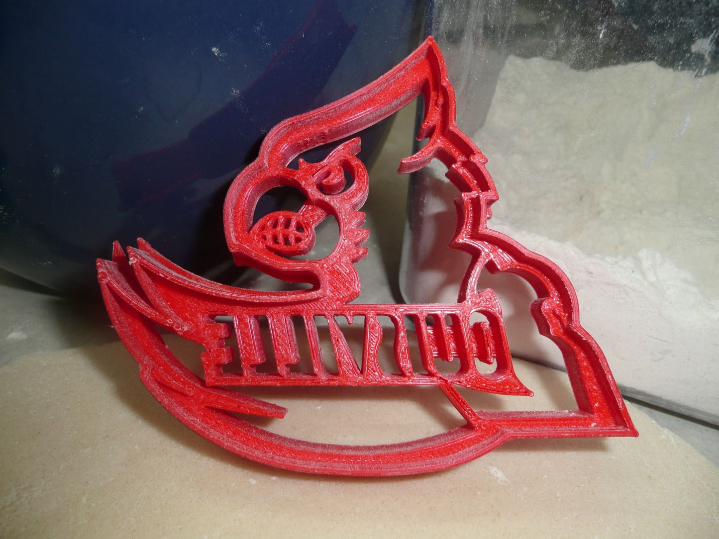 University of Louisville Cardinals Bird Face Cookie Cutter USA PR4155