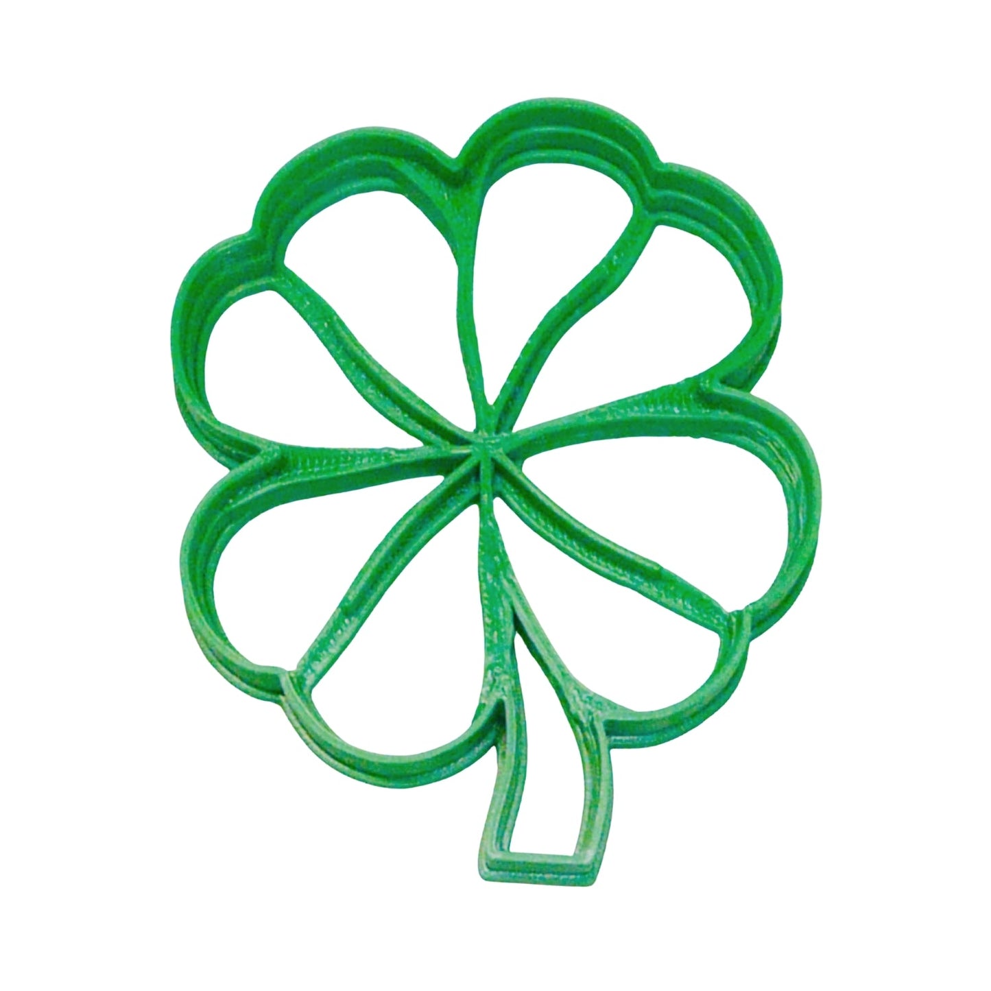 Cloverleaf Large Size 4 Leaf Clover Shamrock Cookie Cutter Made In USA PR4158