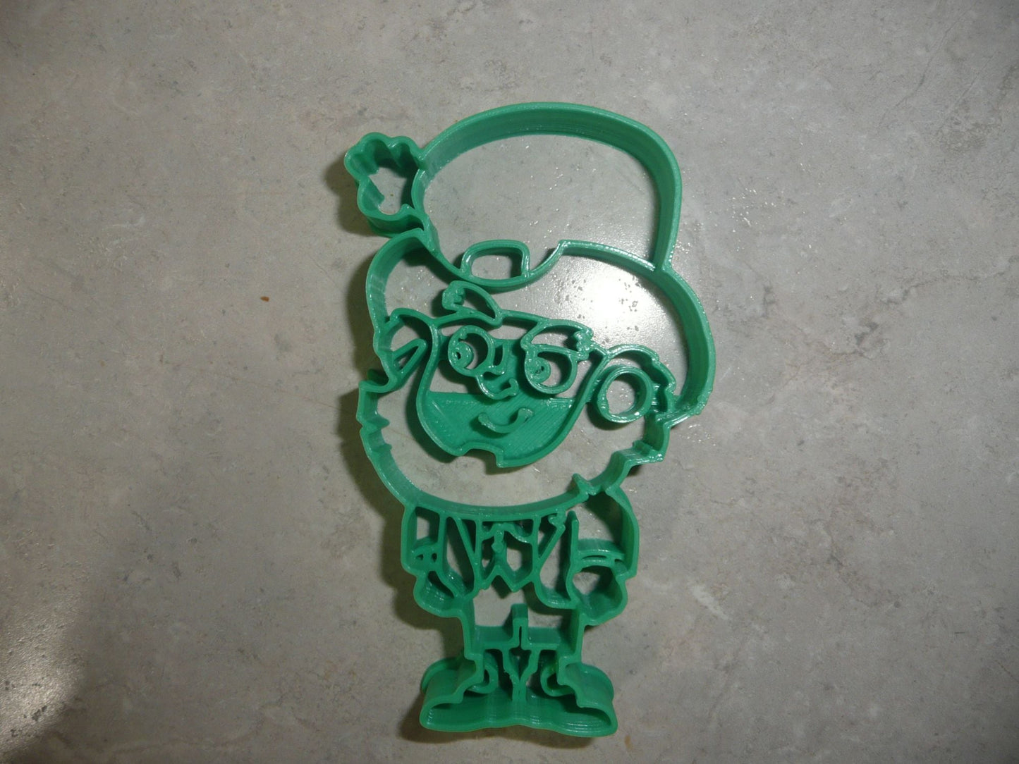 Leprechaun 1 Large Head Irish St Patricks Day Cookie Cutter Made in USA PR4176