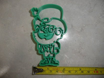 Leprechaun 1 Large Head Irish St Patricks Day Cookie Cutter Made in USA PR4176