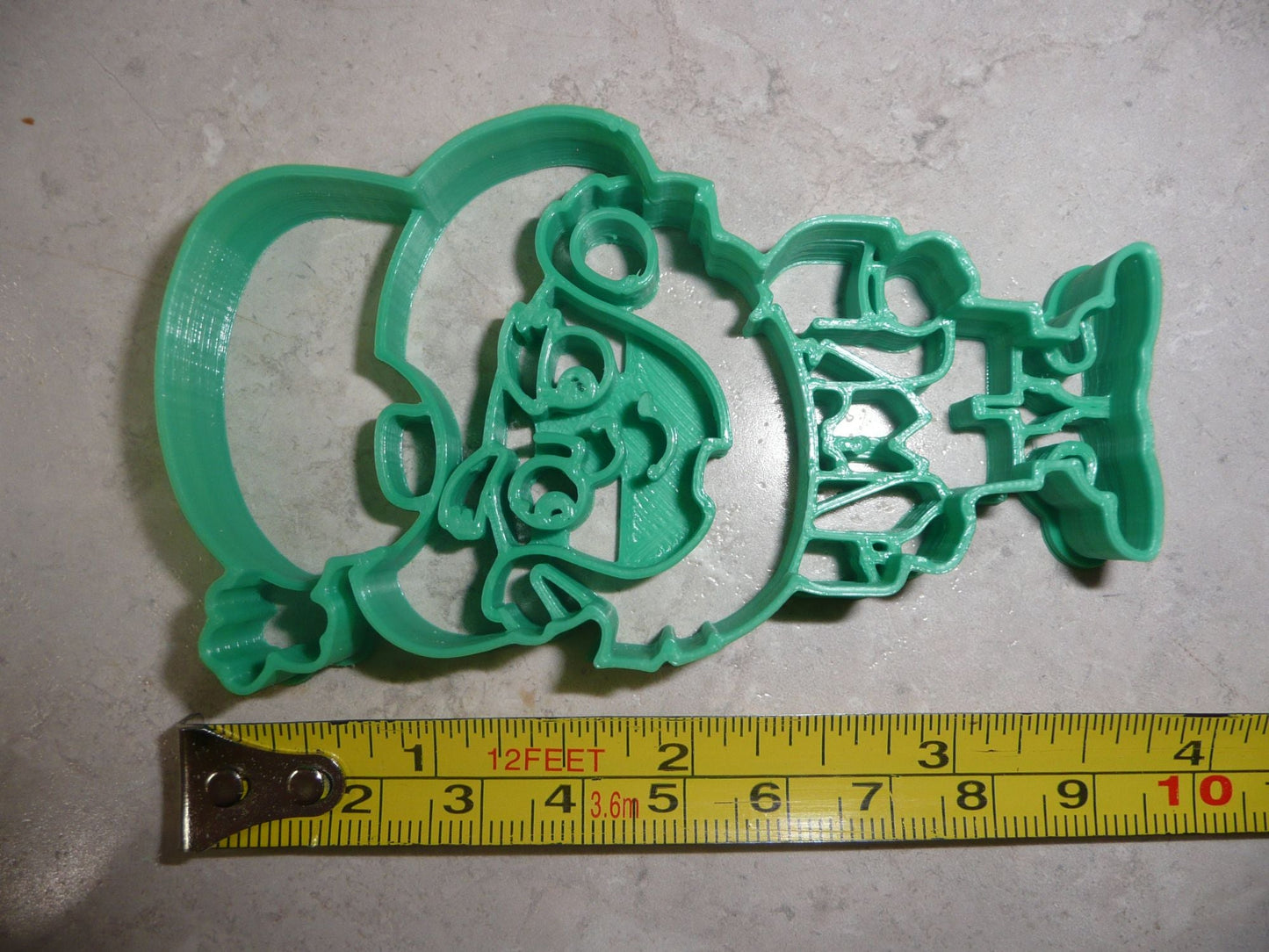 Leprechaun 1 Large Head Irish St Patricks Day Cookie Cutter Made in USA PR4176