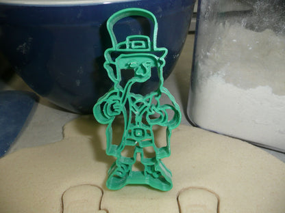 Leprechaun 2 With Pipe Irish St Patricks Day Cookie Cutter Made in USA PR4177