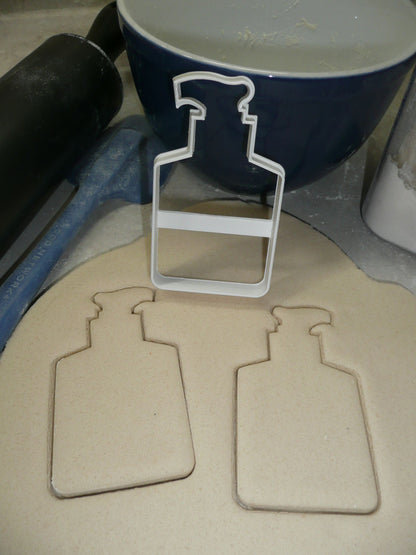 Hand Sanitizer Pump Bottle Outline Lotion Soap Cookie Cutter USA PR4182