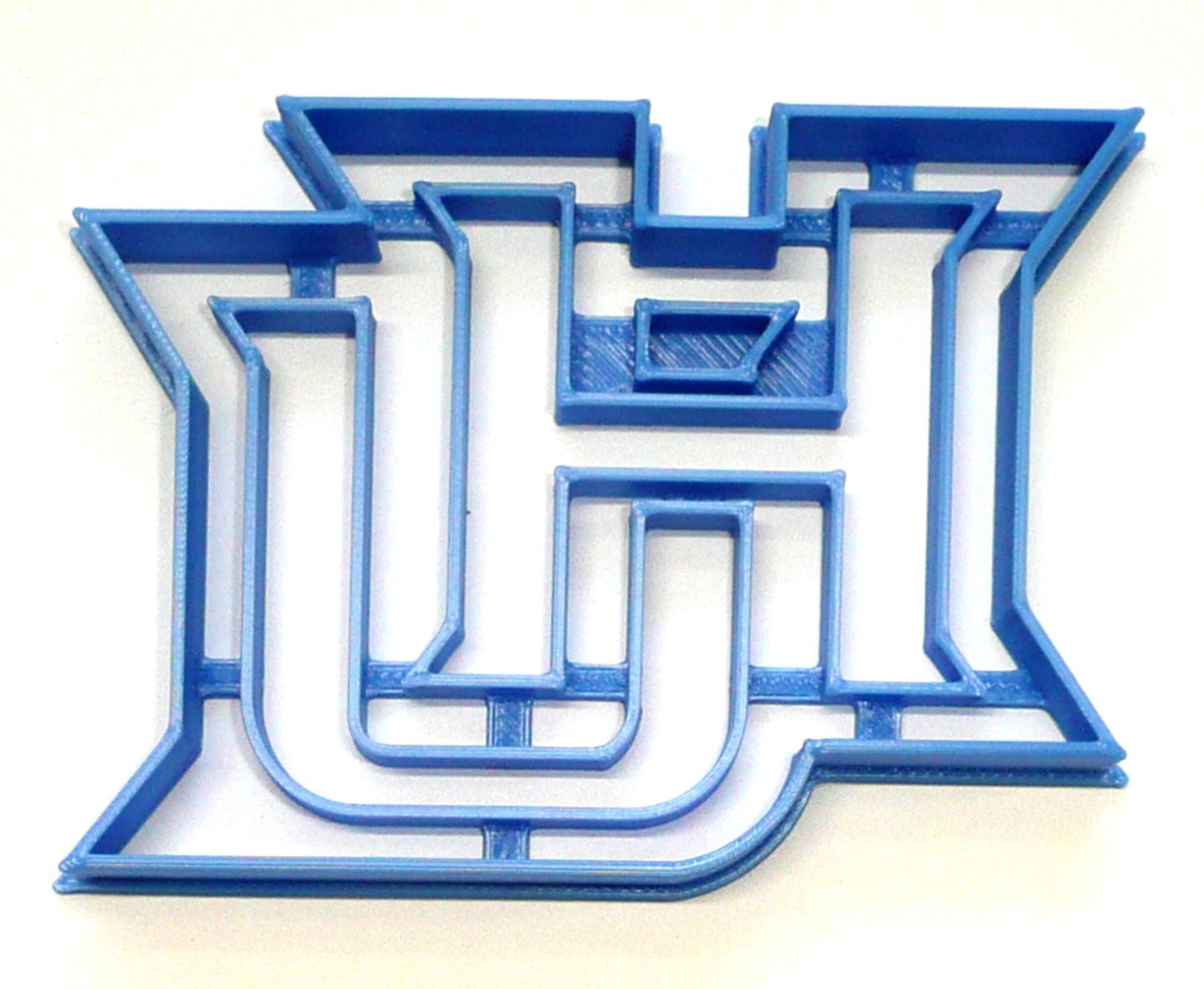 Hampton University HU Letters Virginia Cookie Cutter 3D Printed USA PR4185