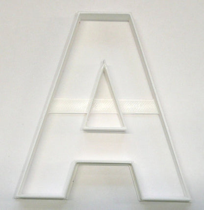 Letter A 4 Inch Uppercase Capital Block Font Cookie Cutter USA PR4214