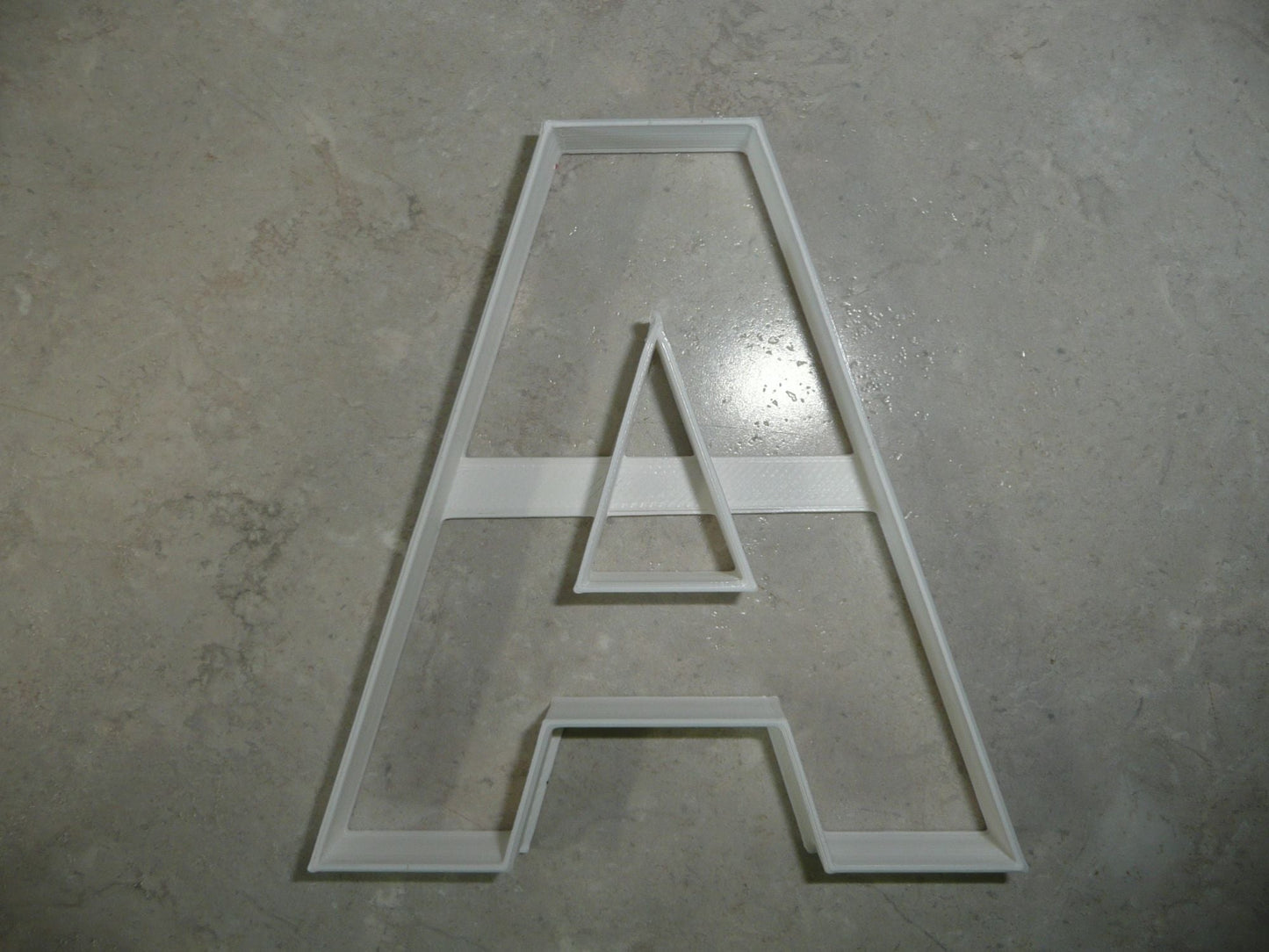 Letter A 4 Inch Uppercase Capital Block Font Cookie Cutter USA PR4214