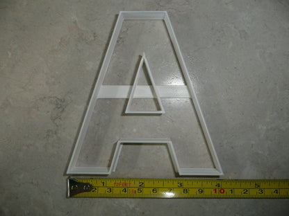 Letter A 4 Inch Uppercase Capital Block Font Cookie Cutter USA PR4214