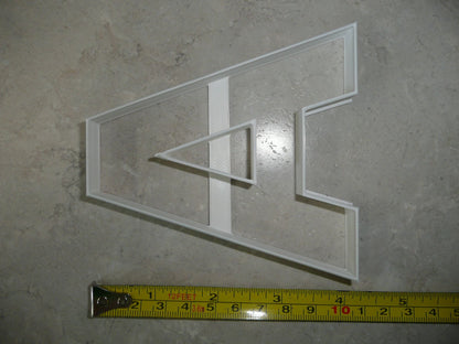 Letter A 4 Inch Uppercase Capital Block Font Cookie Cutter USA PR4214