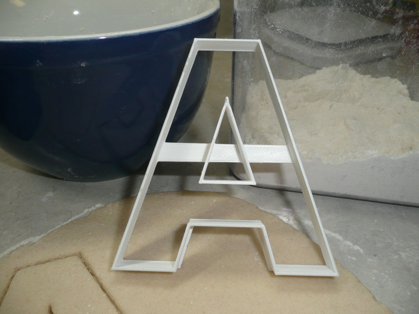 Letter A 4 Inch Uppercase Capital Block Font Cookie Cutter USA PR4214