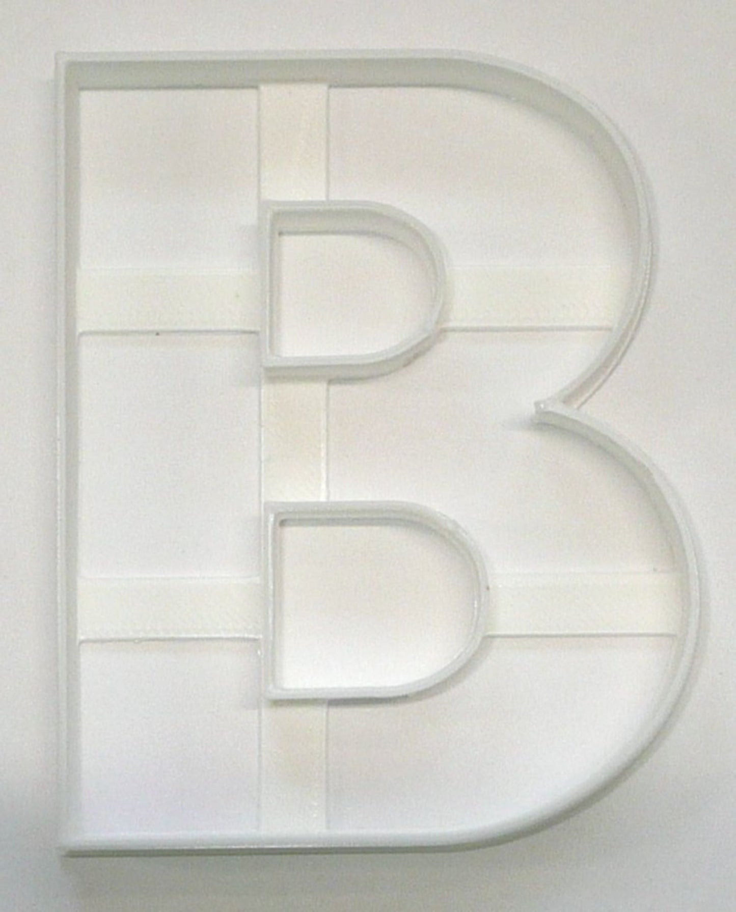 Letter B 4 Inch Uppercase Capital Block Font Cookie Cutter USA PR4215